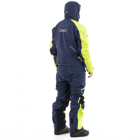 Снегоходный комбинезон Dragonfly Extreme 2.0 MAN Blue-Yellow Fluo Snowbike