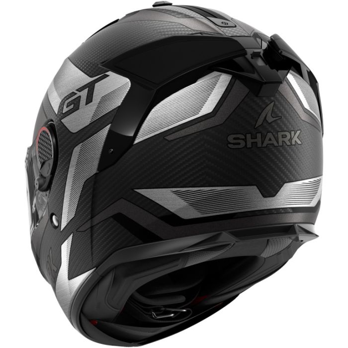 Мотошлем SHARK SPARTAN GT PRO RITMO CARBON MAT Black/Silver/Chrome