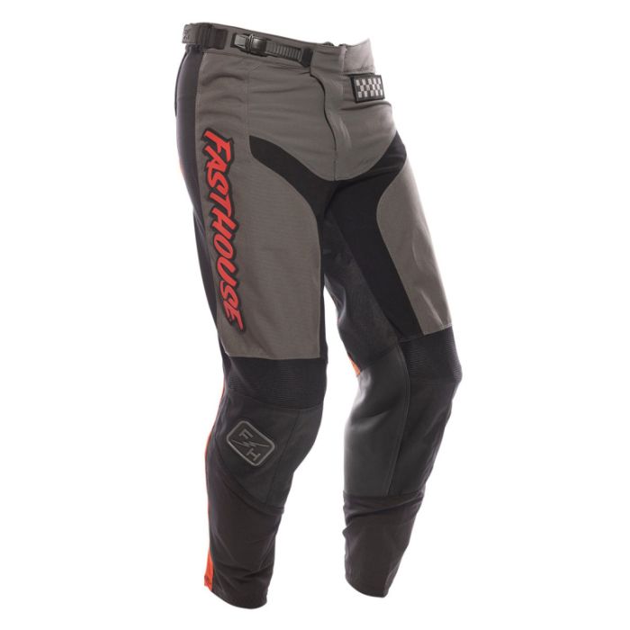 Брюки кроссовые Fasthouse Grindhouse Pant Gray/Red