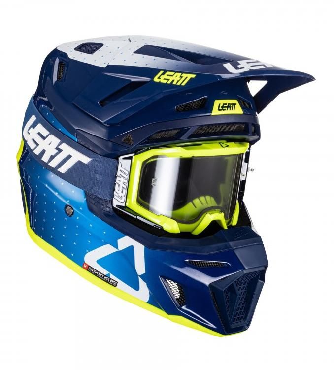 Шлем кроссовый Leatt Moto 8.5 Helmet Kit Blue V24