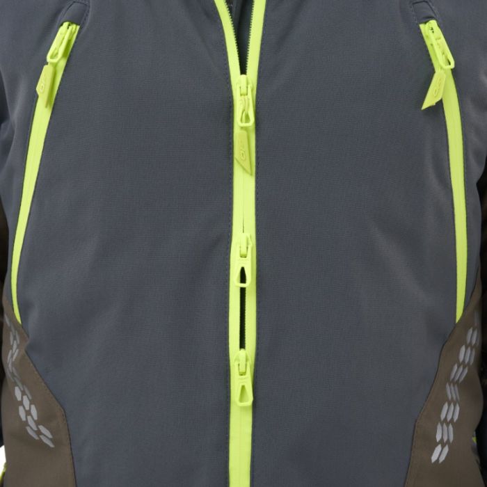 Снегоходный комбинезон Dragonfly Extreme 2.0 Man Grey - Brown - Lime Утепленный (100)