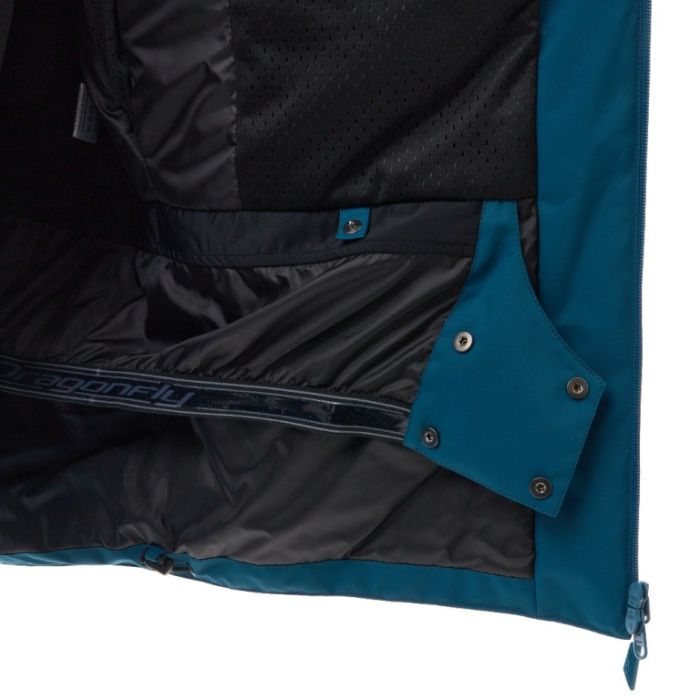 Куртка горнолыжная утепленная Dragonfly Gravity Man Dark Blue - Сherry