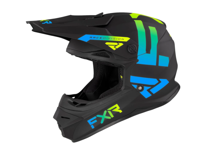 Шлем FXR MX Youth Legion Helmet 22 Black/Blue/Hi Vis