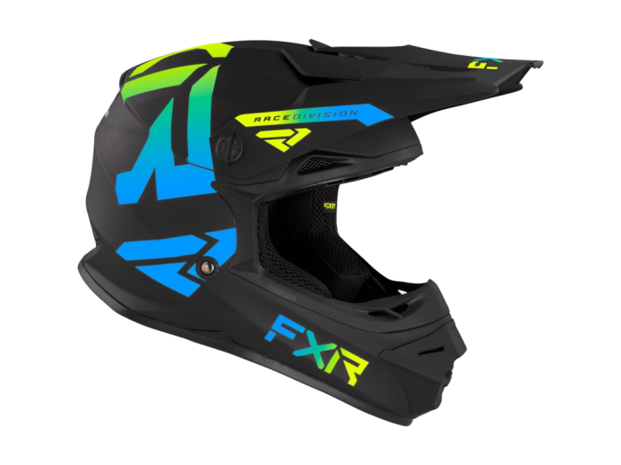 Шлем FXR MX Youth Legion Helmet 22 Black/Blue/Hi Vis