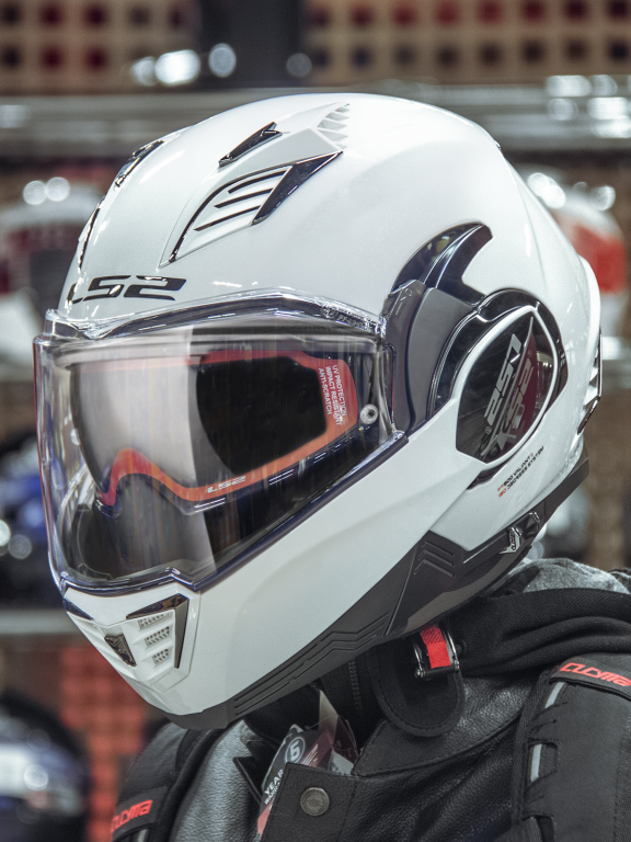 Шлем модуляр LS2 FF900 Valiant II Solid, белый