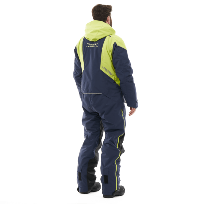 Комбинезон Dragonfly EXTREME 2.0 Man Dark Blue - Lime 2024 Утепленный (100)