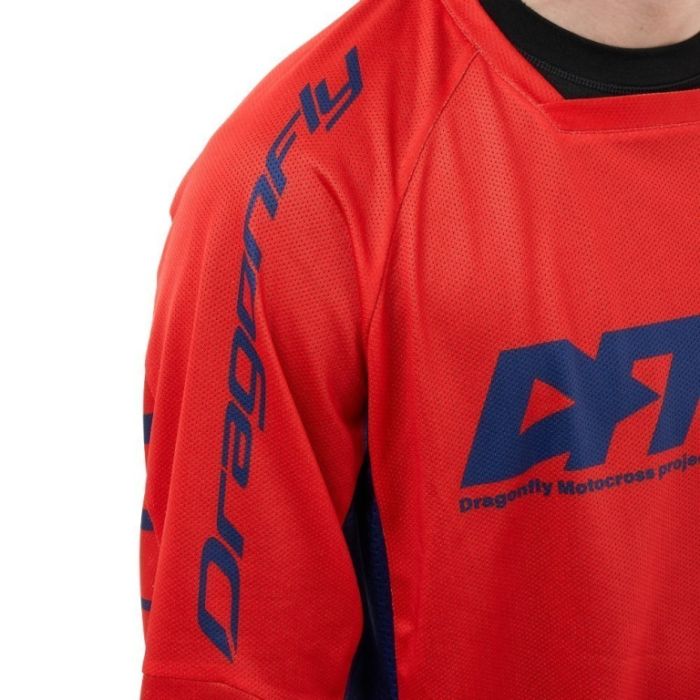 Dragonfly Джерси DFMX CROSS Red 2024