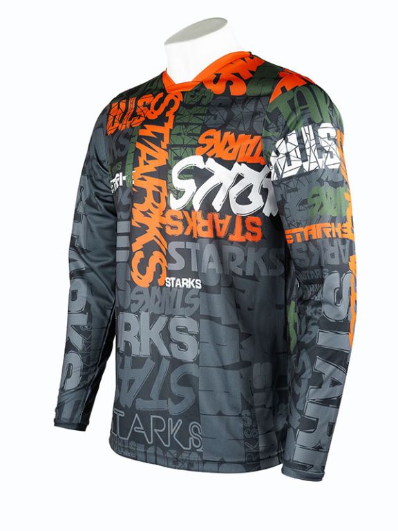 Джерси Starks Base Cross 2.0 Серый/Оранжевый