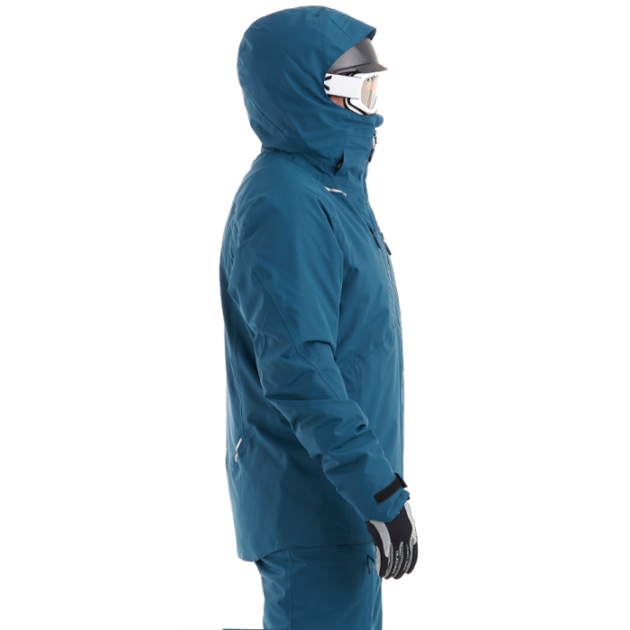 Куртка горнолыжная утепленная Dragonfly Gravity Premium Man Gray-Dark Ocean