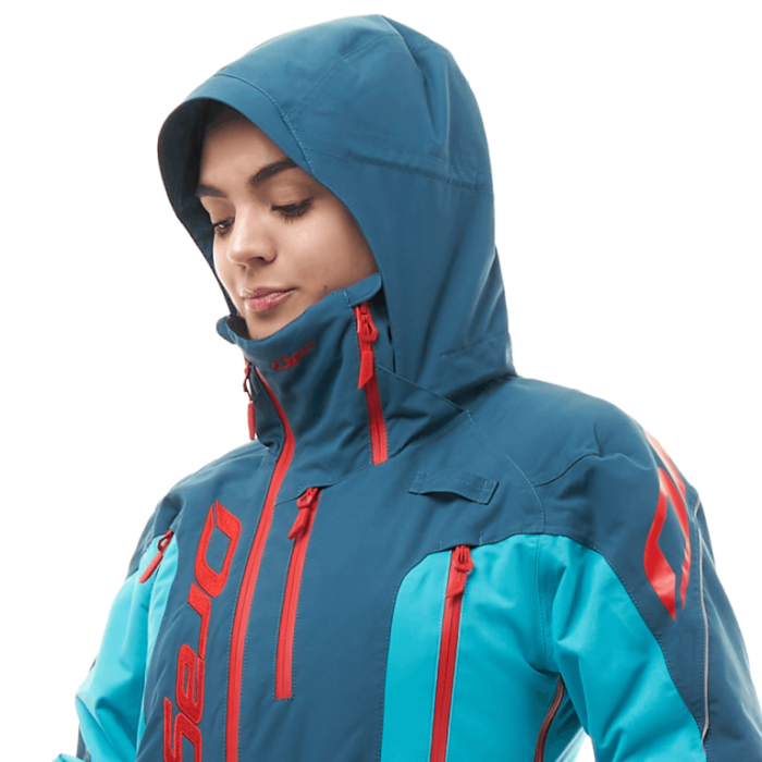 Снегоходный Утепленный комбинезон Dragonfly Extreme Woman Dark Ocean-Baltic 2024