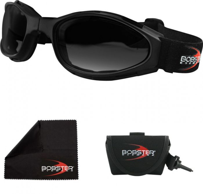 Очки Bobster Crossfire складные с дымчатыми линзами Antifog