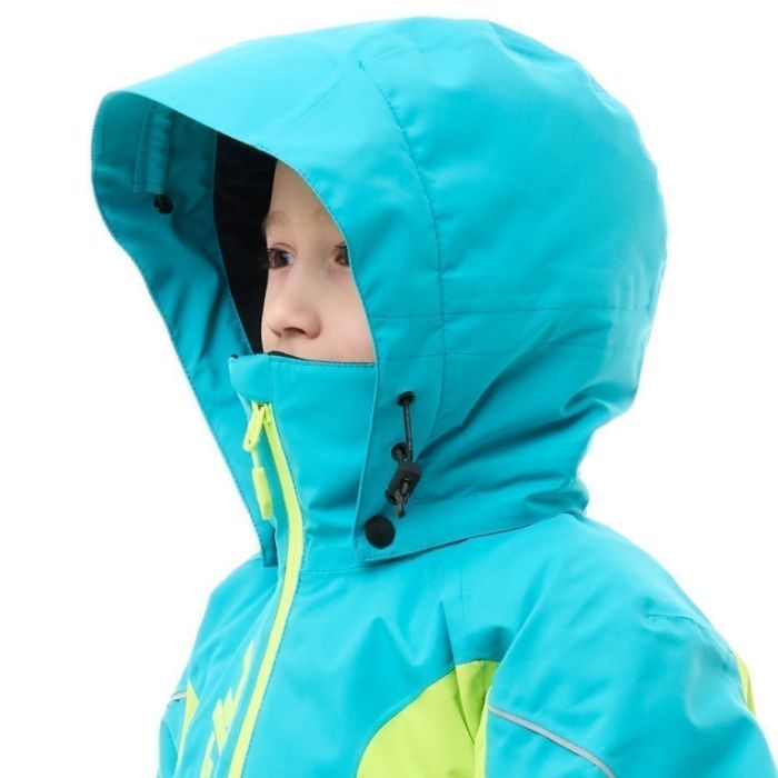 Зимний утепленный комбинезон Dragonfly GRAVITY Junior Dark Green - Lime