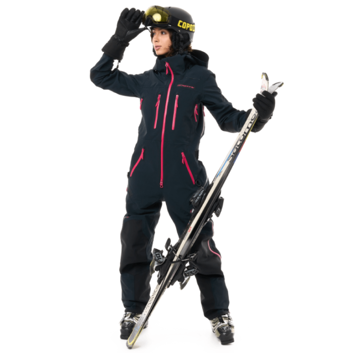 Снегоходный комбинезон Dragonfly Freeride Pro Woman Black - Pink