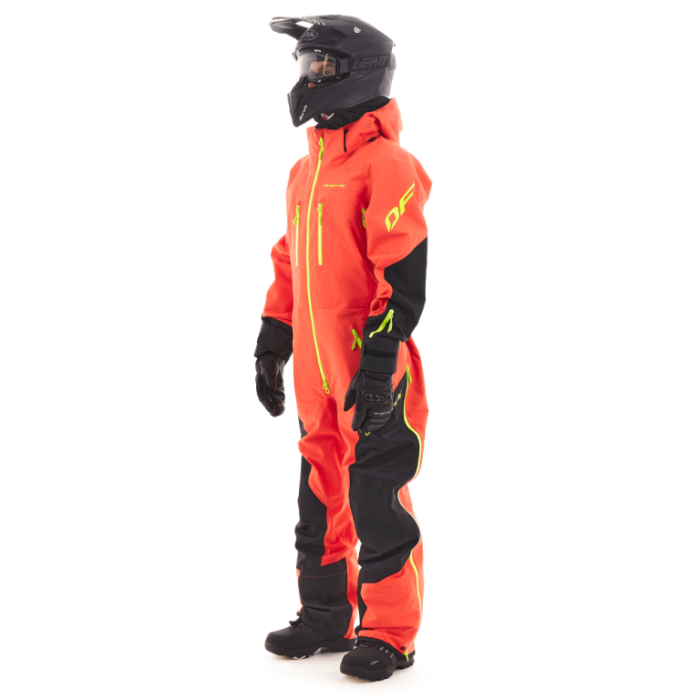Снегоходный комбинезон Dragonfly SuperLight 3L MAN 2024 Red-Yellow