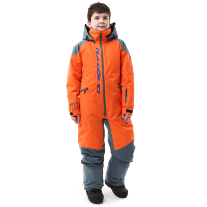 Зимний утепленный комбинезон Dragonfly GRAVITY Teenager Grey - Orange