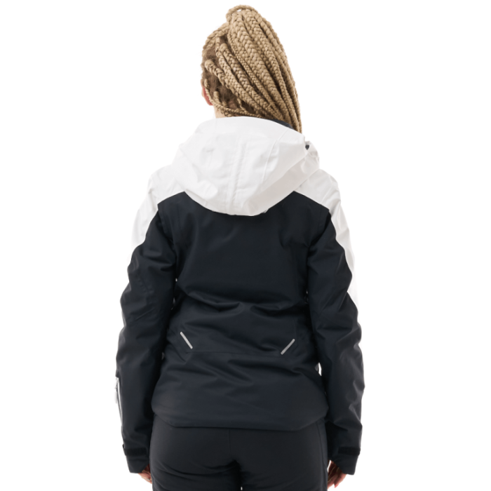 Куртка горнолыжная утепленная Dragonfly Gravity Woman White Snow - Black