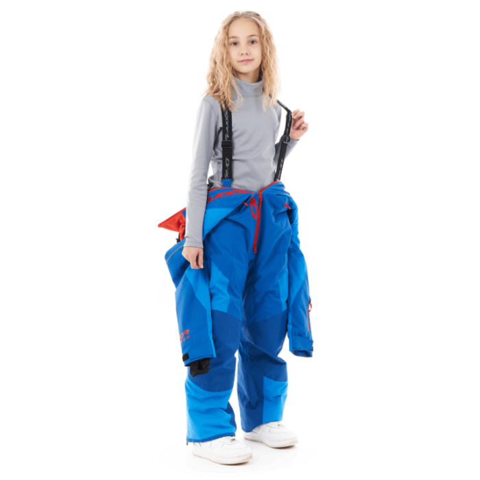 Зимний утепленный комбинезон Dragonfly GRAVITY for Teen Blue - Red 2024