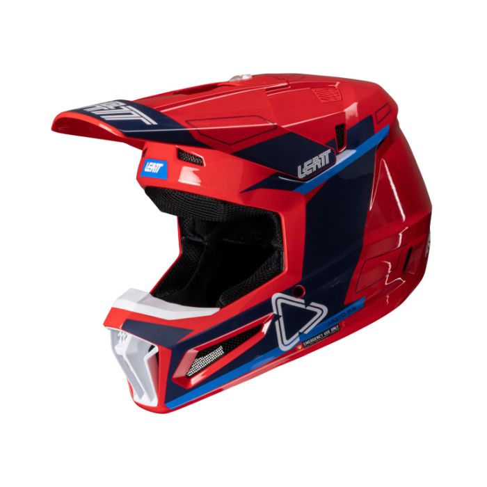 Шлем подростковый Leatt Moto 3.5 Junior Kit Royal 2025