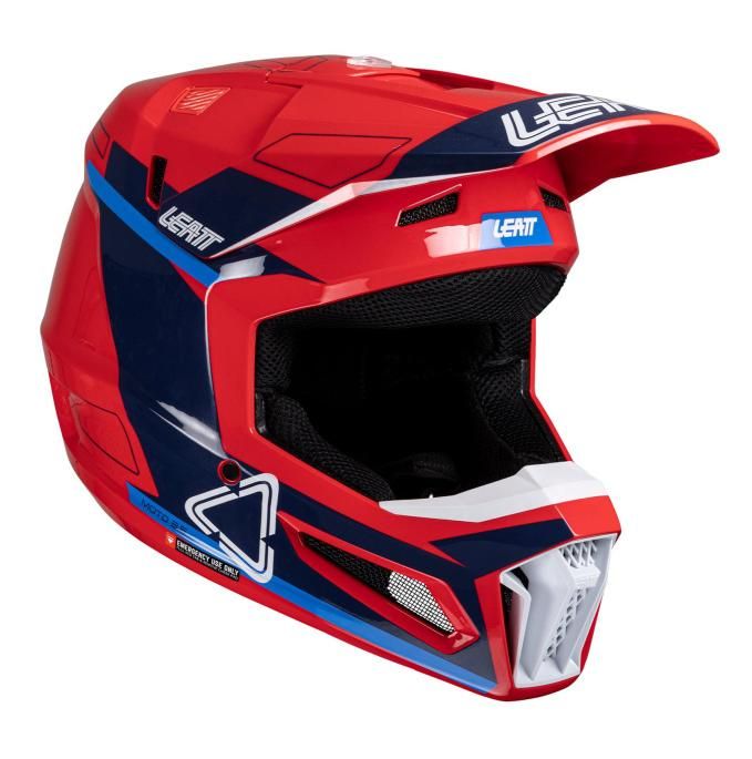 Шлем подростковый Leatt Moto 3.5 Junior Kit Royal 2025
