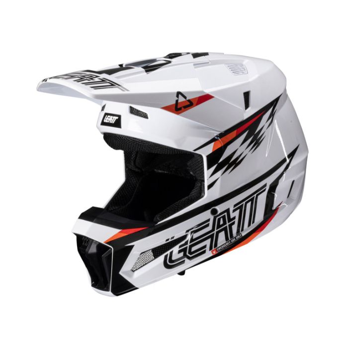 Шлем подростковый Leatt Moto 3.5 Junior Kit White 2025