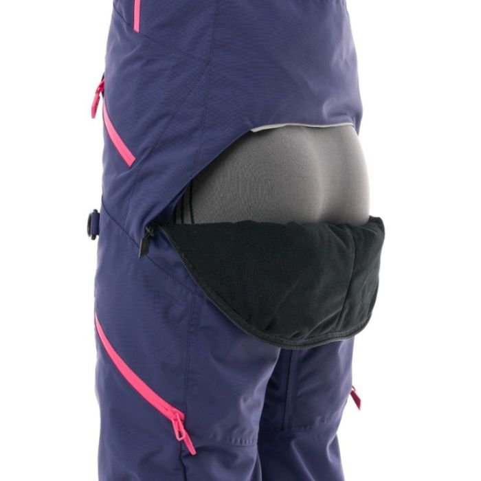 Снегоходный Утепленный комбинезон Dragonfly Extreme Woman Dark Blue - Pink Cat