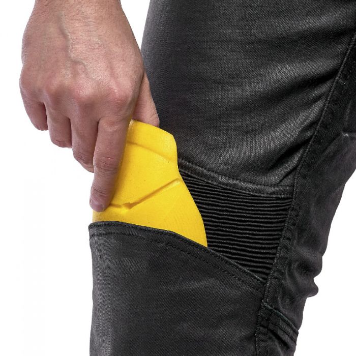 Мотоджинсы с кевларом Moteq Artec WAX черные