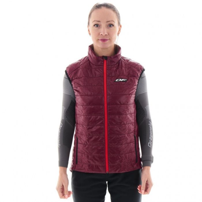 Жилет утеплённый Dragonfly VEST 200 Burgundy