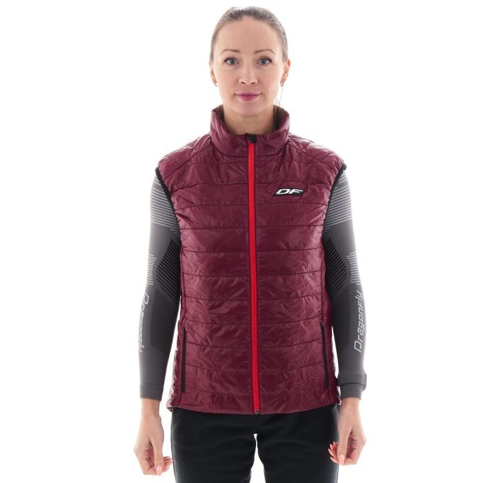 Жилет утеплённый Dragonfly VEST 200 Burgundy