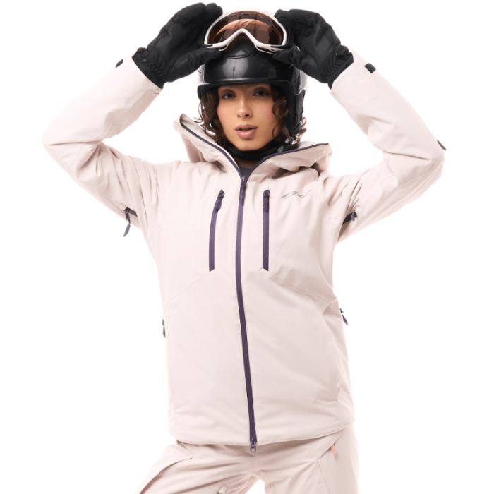 Куртка горнолыжная утепленная Dragonfly Gravity Woman Light Grey