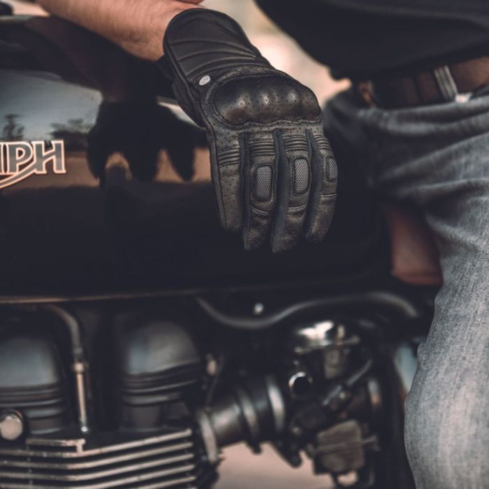 Перчатки кожаные Racer Meta 4 F Black