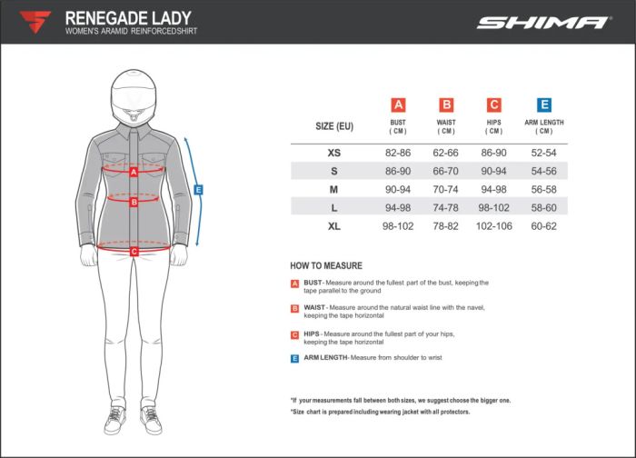 Рубашка Shima Renegade 2.0 Lady Black