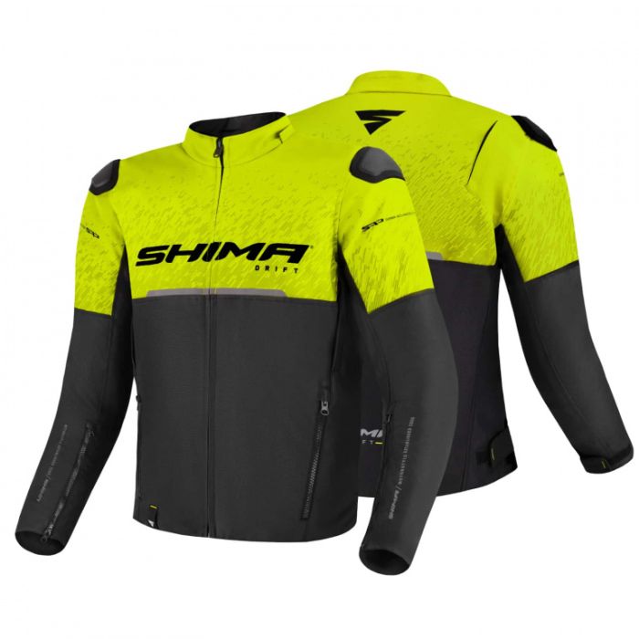 Мотокуртка текстильная Shima Drift Men Fluo