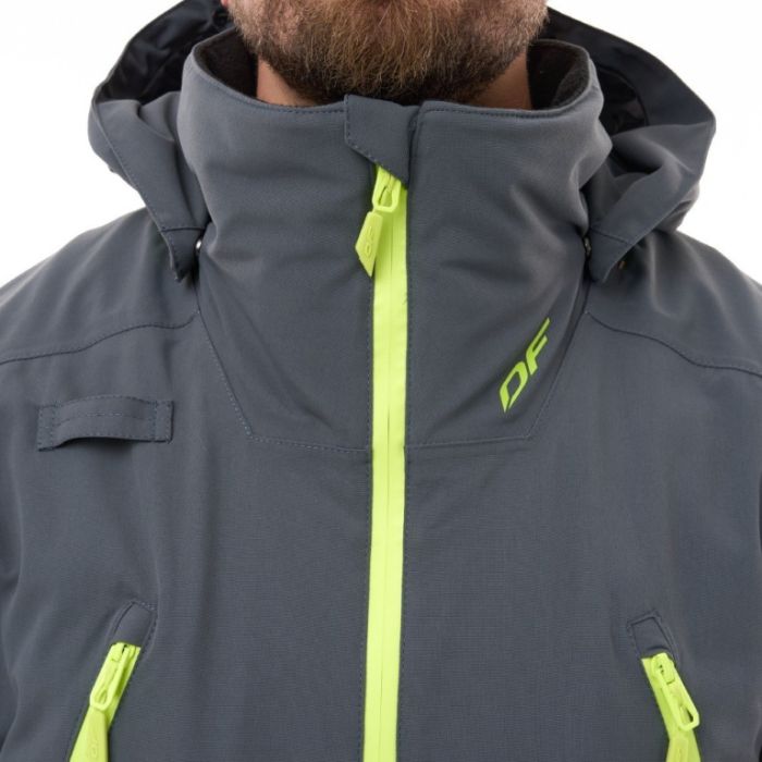 Снегоходный комбинезон Dragonfly Extreme 2.0 Man Grey - Brown - Lime Утепленный (100)