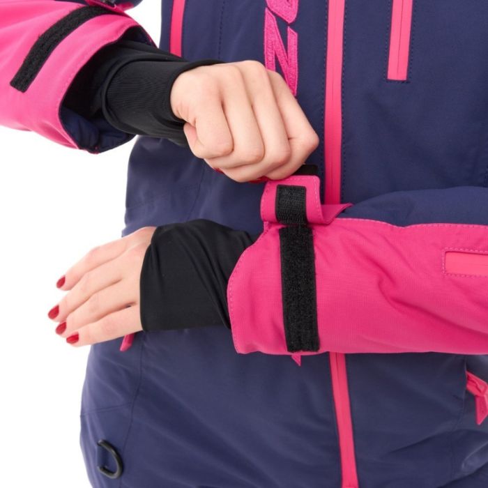 Снегоходный Утепленный комбинезон Dragonfly Extreme Woman Dark Blue - Pink Cat