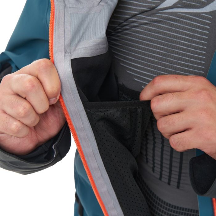 Снегоходный комбинезон Dragonfly SuperLight 3L MAN 2024 Dark Ocean-Orange