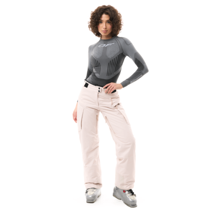 Штаны горнолыжные утепленные Dragonfly GRAVITY Woman Light Grey