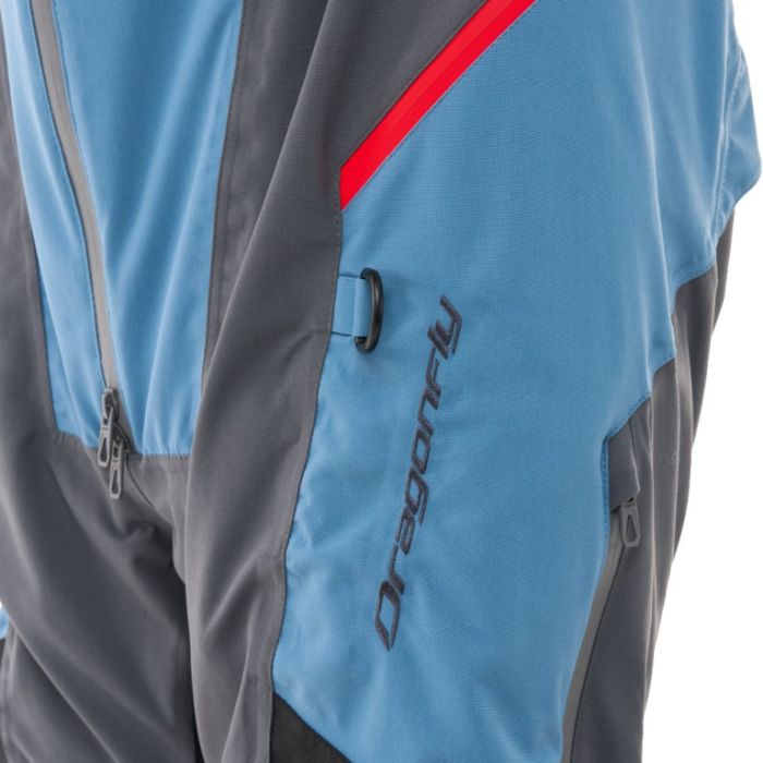 Снегоходный комбинезон Dragonfly Extreme 2.0 Man Grey - Blue - Red Утепленный (100)