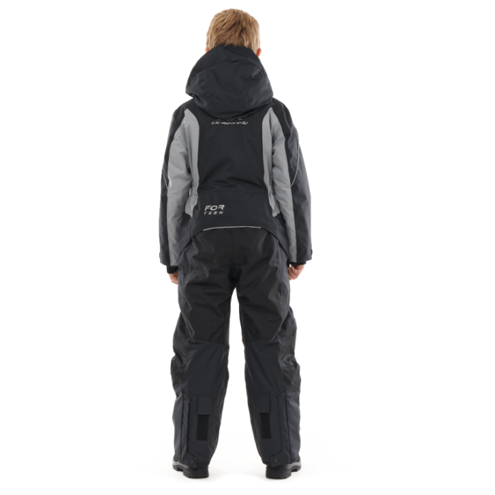 Зимний утепленный комбинезон Dragonfly GRAVITY for Teen Black - Grey 2024