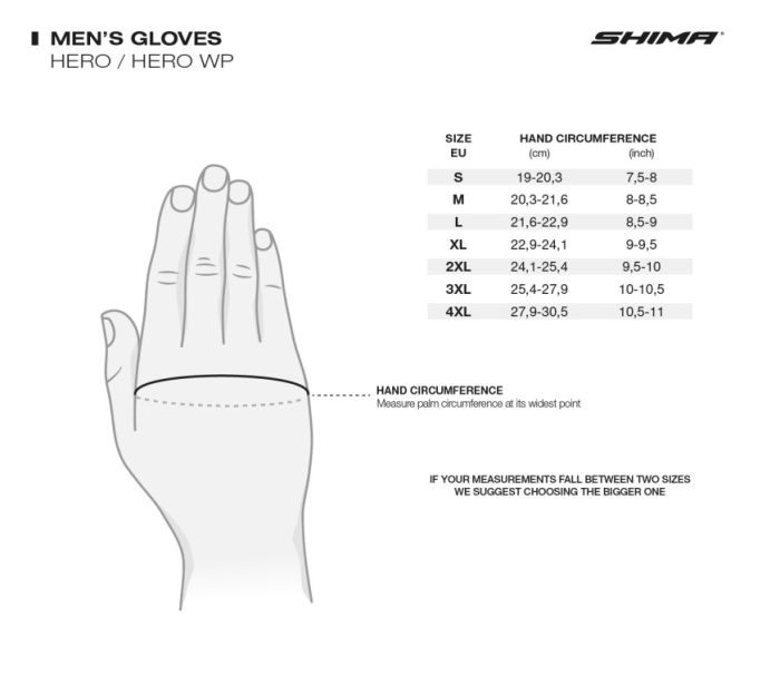 Мотоперчатки Shima Hero Men Fluo