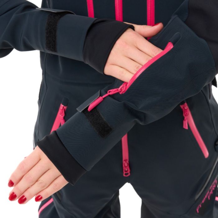 Снегоходный комбинезон Dragonfly Freeride Pro Woman Black - Pink