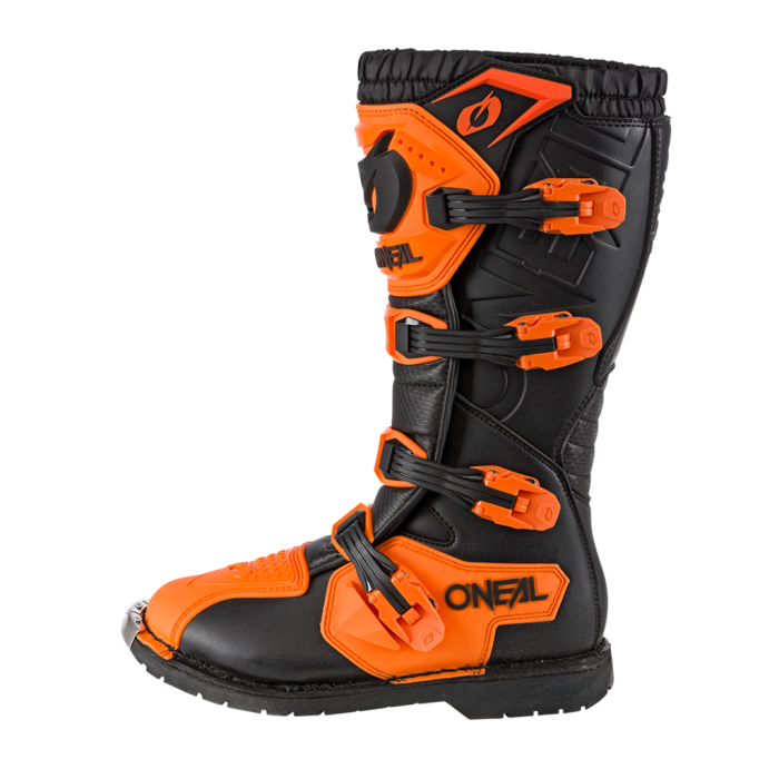 Мотоботы кроссовые Oneal Rider PRO Черный/Оранжевый