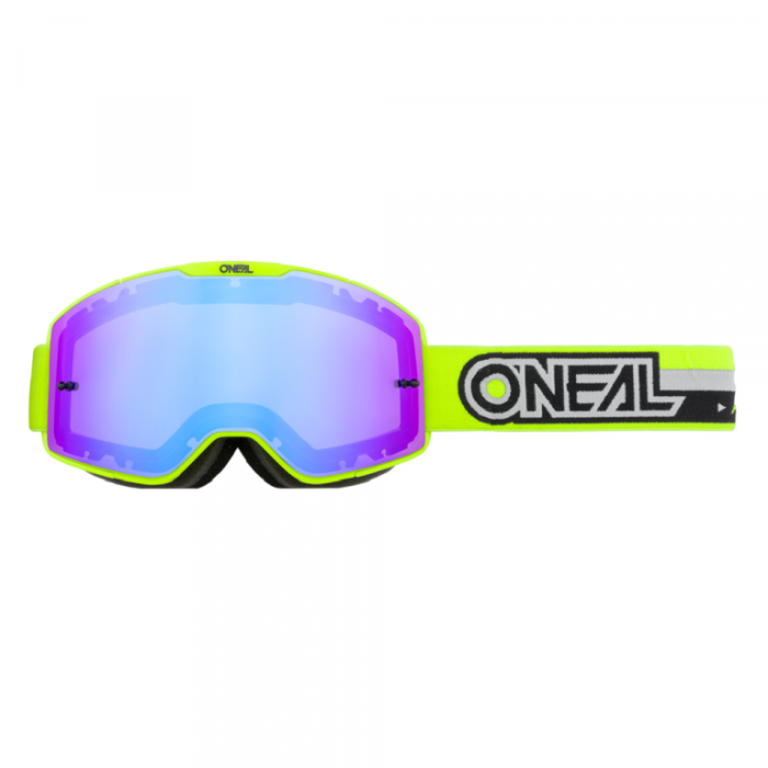 Маска кроссовая Oneal B-20 Proxy Yellow/black Radium Blue