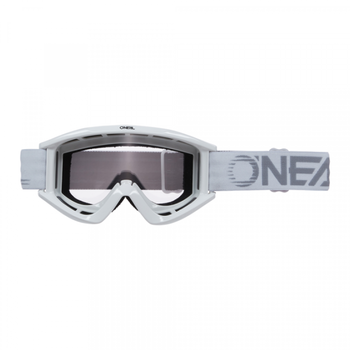 Маска кроссовая Oneal B-Zero V.22, белый, прозрачные линзы
