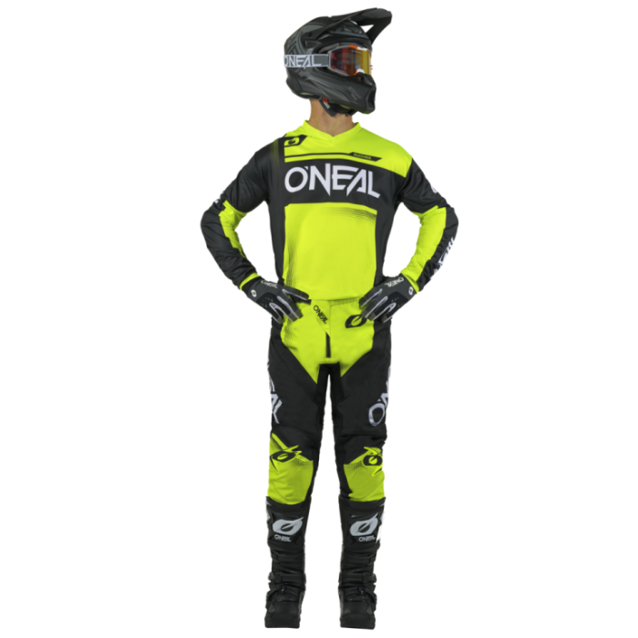 Штаны Oneal ELEMENT RACEWEAR V.25 черный/желтый