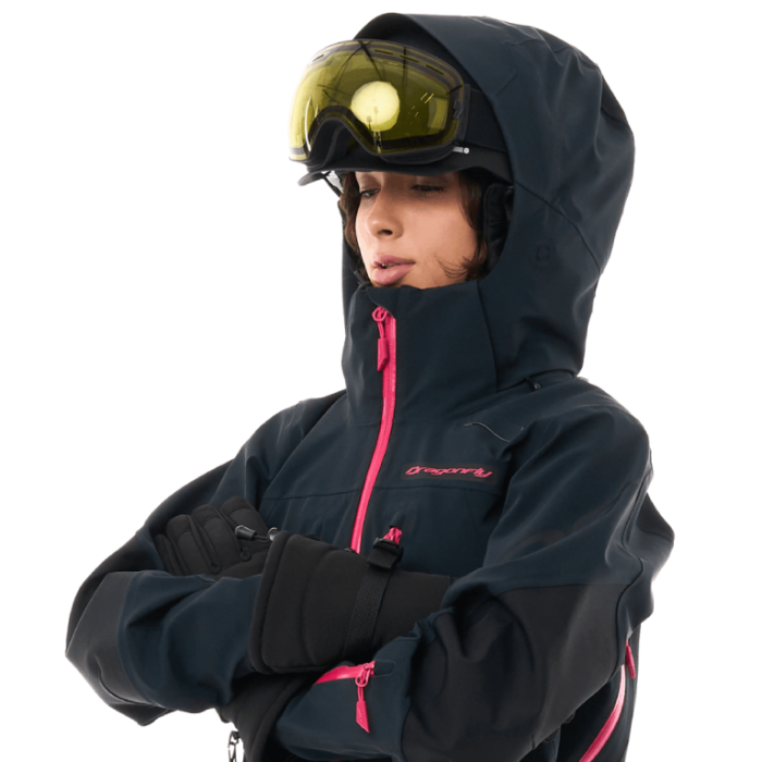 Снегоходный комбинезон Dragonfly Freeride Pro Woman Black - Pink
