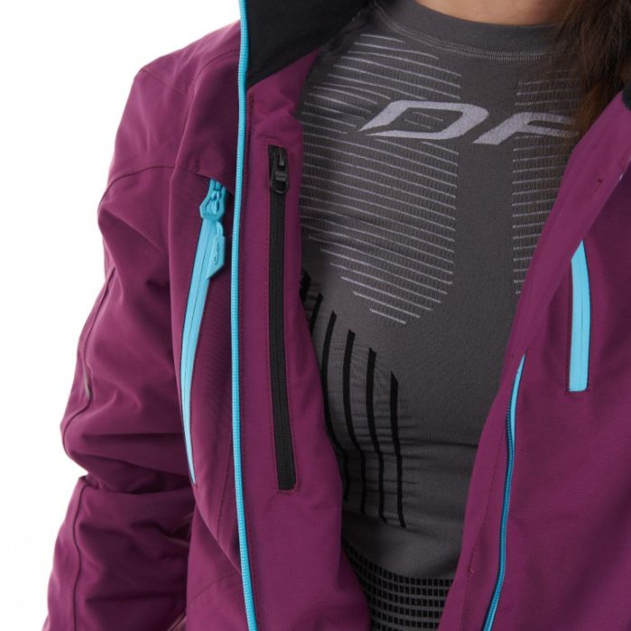 Снегоходный Утепленный комбинезон Dragonfly Extreme Woman Purple Sky 2024