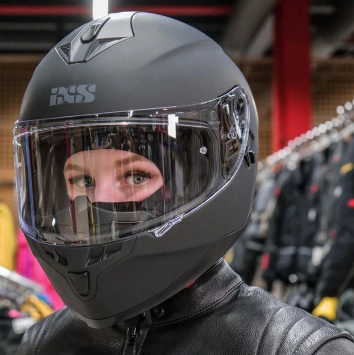 Шлем интеграл IXS HX 1100 1.0 черный мат.
