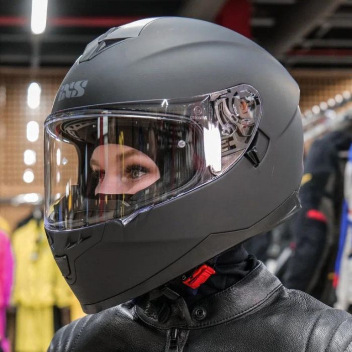 Шлем интеграл IXS HX 1100 1.0 черный мат.