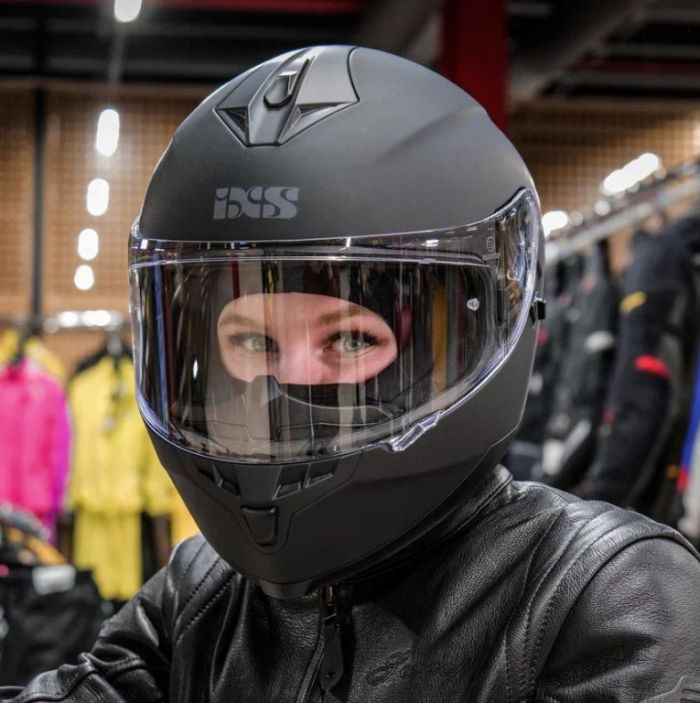Шлем интеграл IXS HX 1100 1.0 черный мат.