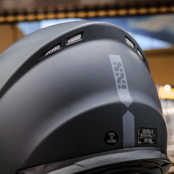 Шлем интеграл IXS HX 1100 1.0 черный мат.